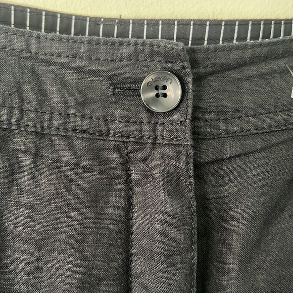 Olsen 100% linen Relaxed Fit Straight Wide Leg Linen Pant Size XL - Picture 6 of 6